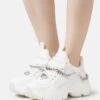 Buffalo Binary Chain Vegan - Trainers - White/Silver