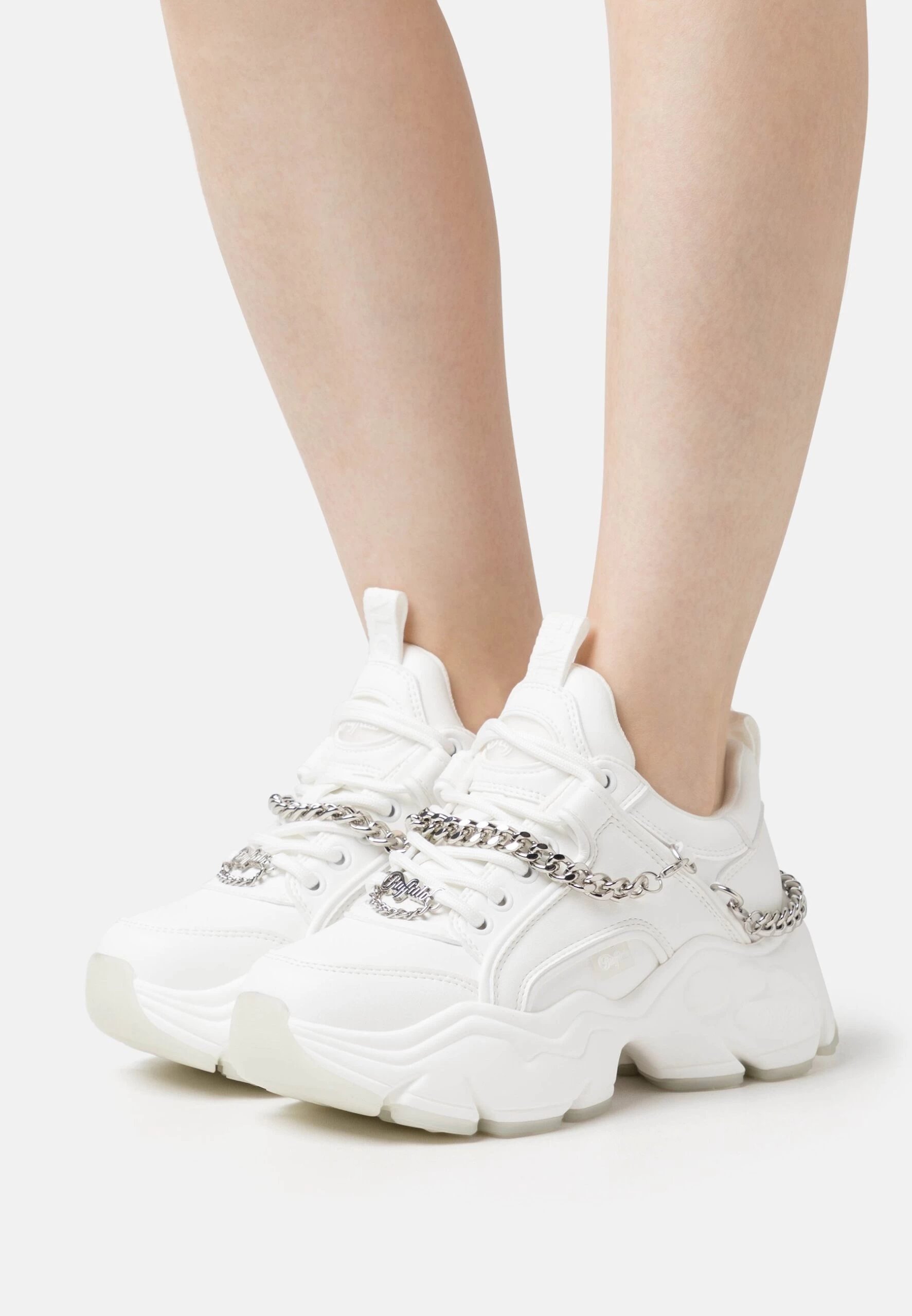 Buffalo Binary Chain Vegan - Trainers - White/Silver 3 Buffalo Binary Chain Vegan - Trainers - White/Silver