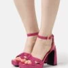 Buffalo Cherry Spark - High Heeled Sandals - Hot Pink -Fashion Shoe Store 0626edbf80674d61b6402e24c5032dca