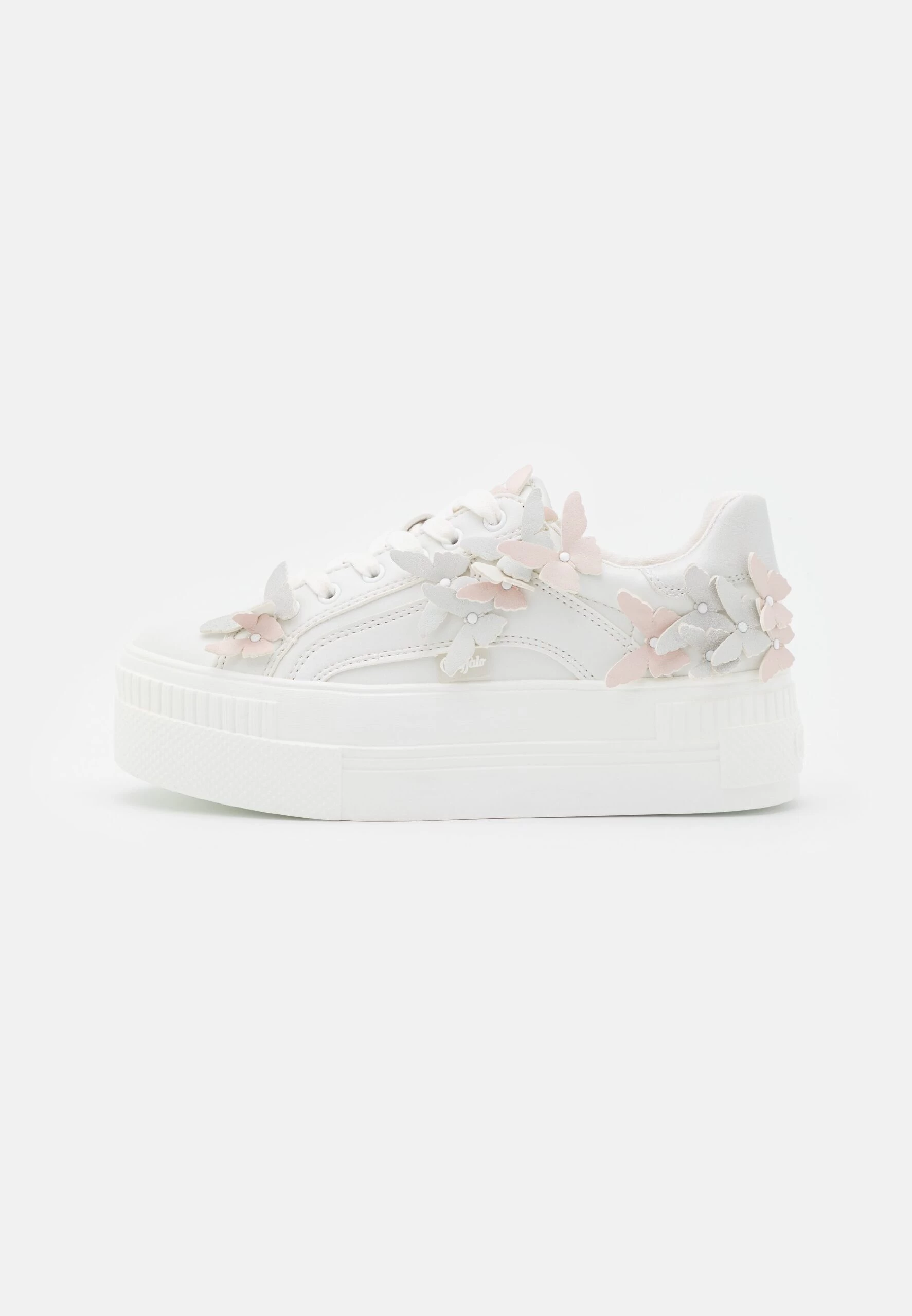 Buffalo Vegan Paired Butterflies - Trainers - White
