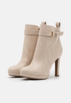Buffalo Audrina - High Heeled Ankle Boots - Nude -Fashion Shoe Store 09692dbbdf98455cacb4fa2308439cac