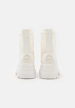 Buffalo Aspha- Platform Ankle Boots - White 11 Buffalo Aspha- Platform Ankle Boots - White -Fashion Shoe Store 0d216cb61fed43cd94f632ada7d83338