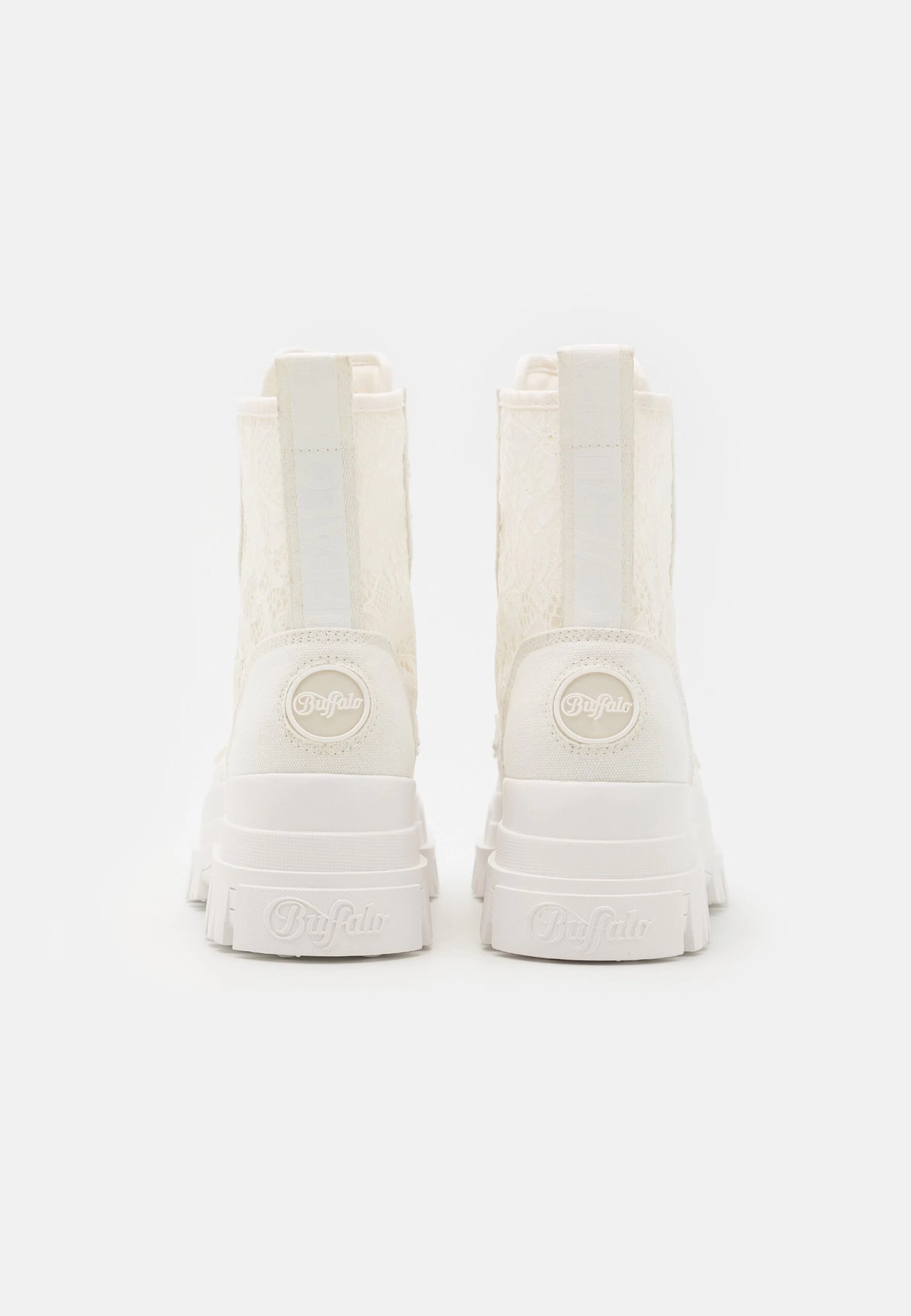 Buffalo Aspha- Platform Ankle Boots - White 6 Buffalo Aspha- Platform Ankle Boots - White - Image 4