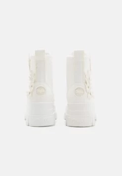 Buffalo Aspha Butterflies - Platform Ankle Boots - White -Fashion Shoe Store 0f5cd47ba237407dbaa1b75433804752