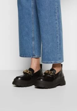 Buffalo Vegan Aspha Loafer Chain - Platform Heels -Fashion Shoe Store 0fac6ee28a4343e088858992aec7c805