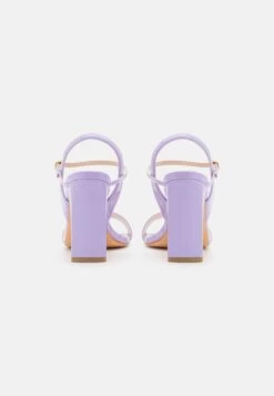 Buffalo Vegan Jean Neat - High Heeled Sandals - Lavender -Fashion Shoe Store 137ea6493afb4a9c973a1af2c310a062