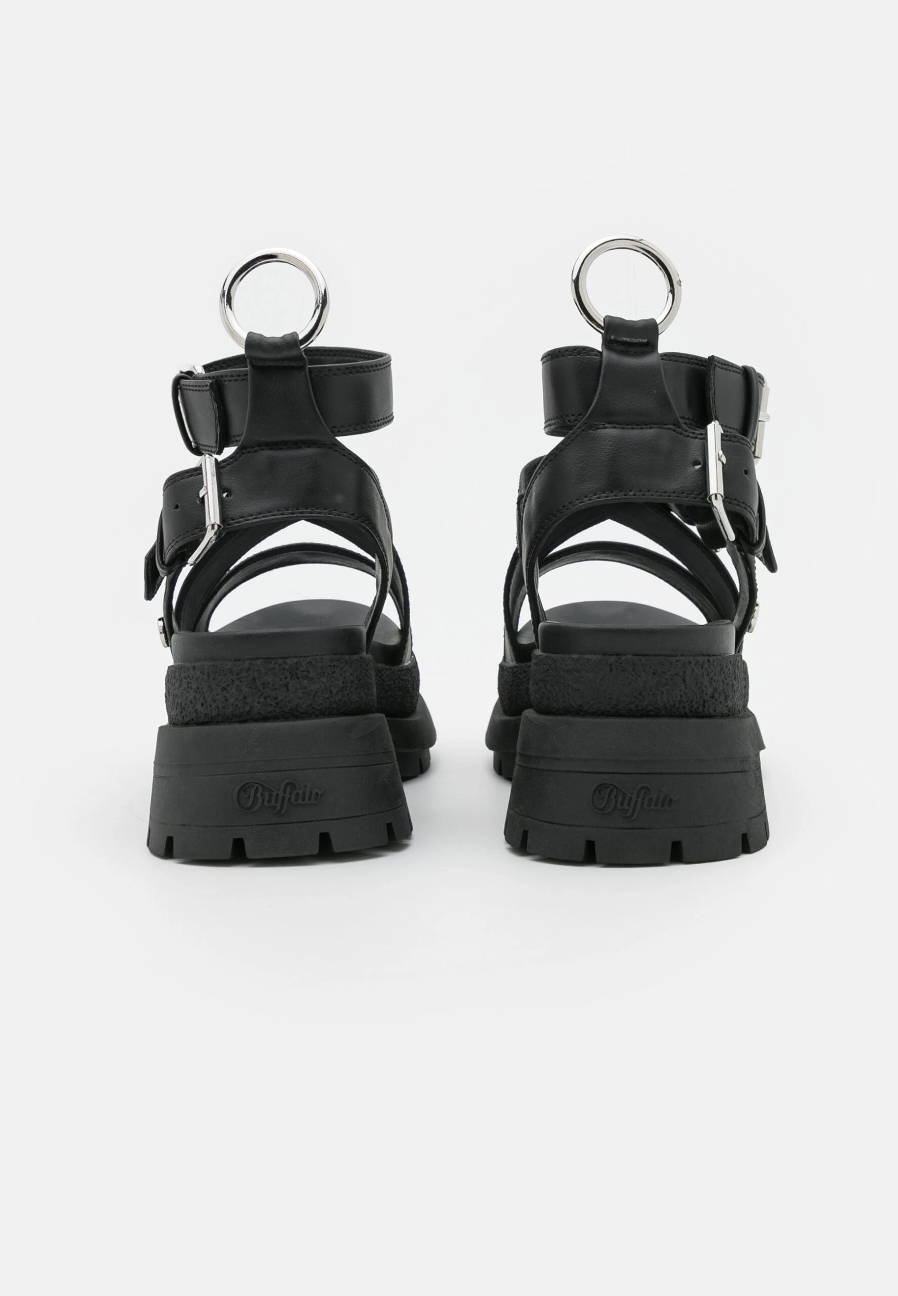 Buffalo Vegan Rude Up - Platform Sandals - Black 6 Buffalo Vegan Rude Up - Platform Sandals - Black - Image 4