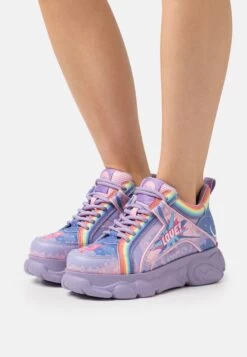 Buffalo Corin Graffiti - Trainers - Purple Love