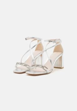 Buffalo Vegan April Glam - Sandals - Silver -Fashion Shoe Store 36548aba2c714a79988d2bf2e70103c4