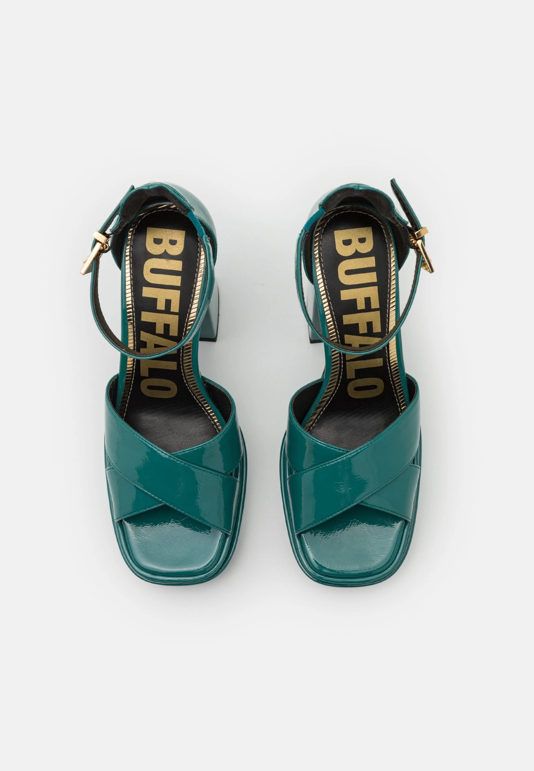 Buffalo May Cross - High Heeled Sandals - Petrol 8 Buffalo May Cross - High Heeled Sandals - Petrol - Image 6