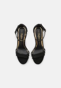 Buffalo Vegan Melissa- Sandals - Black -Fashion Shoe Store 38dfd7f78b344d21ba45c006284eaa01