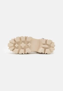 Buffalo Vegan Lion Choker - Platform Sandals - Cream -Fashion Shoe Store 38fb98c1c98a413b825ebca418f275be