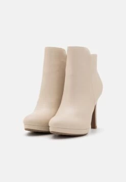 Buffalo Roxana - High Heeled Ankle Boots - Cream -Fashion Shoe Store 39477373e7db4e889a5a78d6bb1ff532