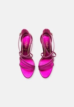 Buffalo Makai- Sandals - Hot Pink Metallic -Fashion Shoe Store 3969a659acd644dda497f1a66c64e0fa