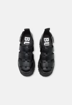 Buffalo Aspha - Platform Sandals - Black -Fashion Shoe Store 3b26b405aa8d4bd585f5dd4862192847