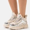 Buffalo Chai Warm - Trainers - Cream/Silver-Coloured
