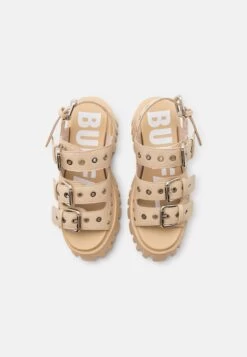 Buffalo Vegan Lion Hard - Platform Sandals -Fashion Shoe Store 4b74b3d6aa084f89a75ae90ca75e9f33