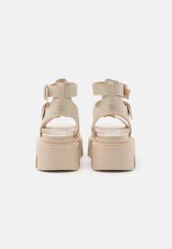 Buffalo Flora Fisher - Platform Sandals - Cream -Fashion Shoe Store 4e09ddeedbbb4111b1e0a5232032259f