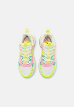 Buffalo Triplet Hollow - Trainers - White/Neon Multi-Coloured -Fashion Shoe Store 5357708338e9497da39c3e153075ba8c