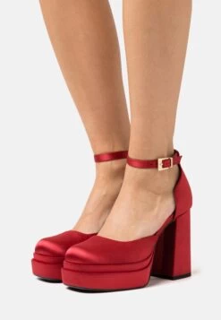 Buffalo May Dorsay - Platform Heels - Red