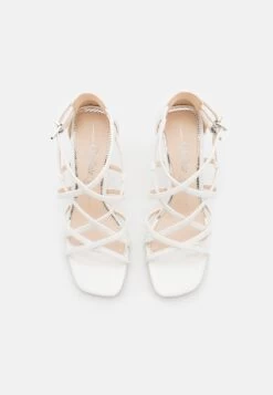 Buffalo Blair Cage Vegan - Sandals - White -Fashion Shoe Store 5beee0aa55914f4aaedbabce86a1728f