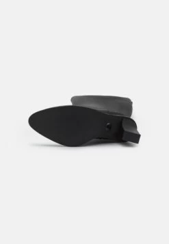 Buffalo Vegan Zoe Boot - High Heeled Boots - Black -Fashion Shoe Store 5c88c3352b6b483882a652e98175d74f