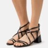 Buffalo Vegan Cage - Sandals - Black -Fashion Shoe Store 5ec3142f18a64149bf411409d520715c