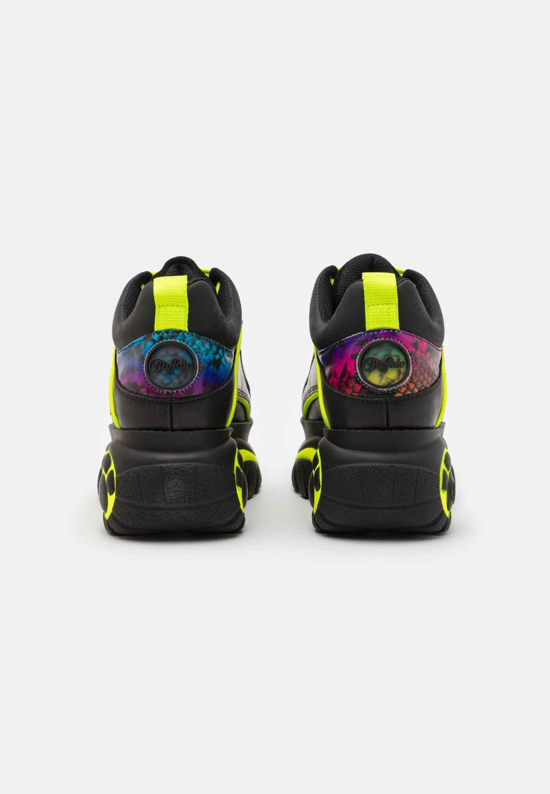 Buffalo Trainers - Black/Rainbow 6 Buffalo Trainers - Black/Rainbow - Image 4