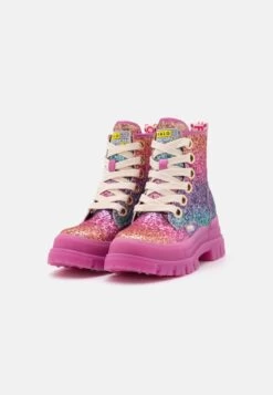 Buffalo Aspha Lace Up - Platform Ankle Boots - Fuchsia -Fashion Shoe Store 616ee30bd16c44a78f47920b3bb426ff