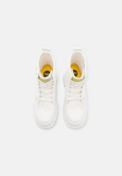 Buffalo Aspha Butterflies - Platform Ankle Boots - White -Fashion Shoe Store 6ae297cb90e4446497bb46549dc27d83