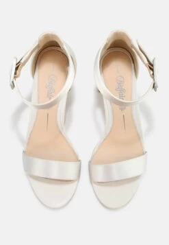 Buffalo Lorena - High Heeled Sandals - Ivory -Fashion Shoe Store 6da17a2ca5184b13a0af89acbd6ea114