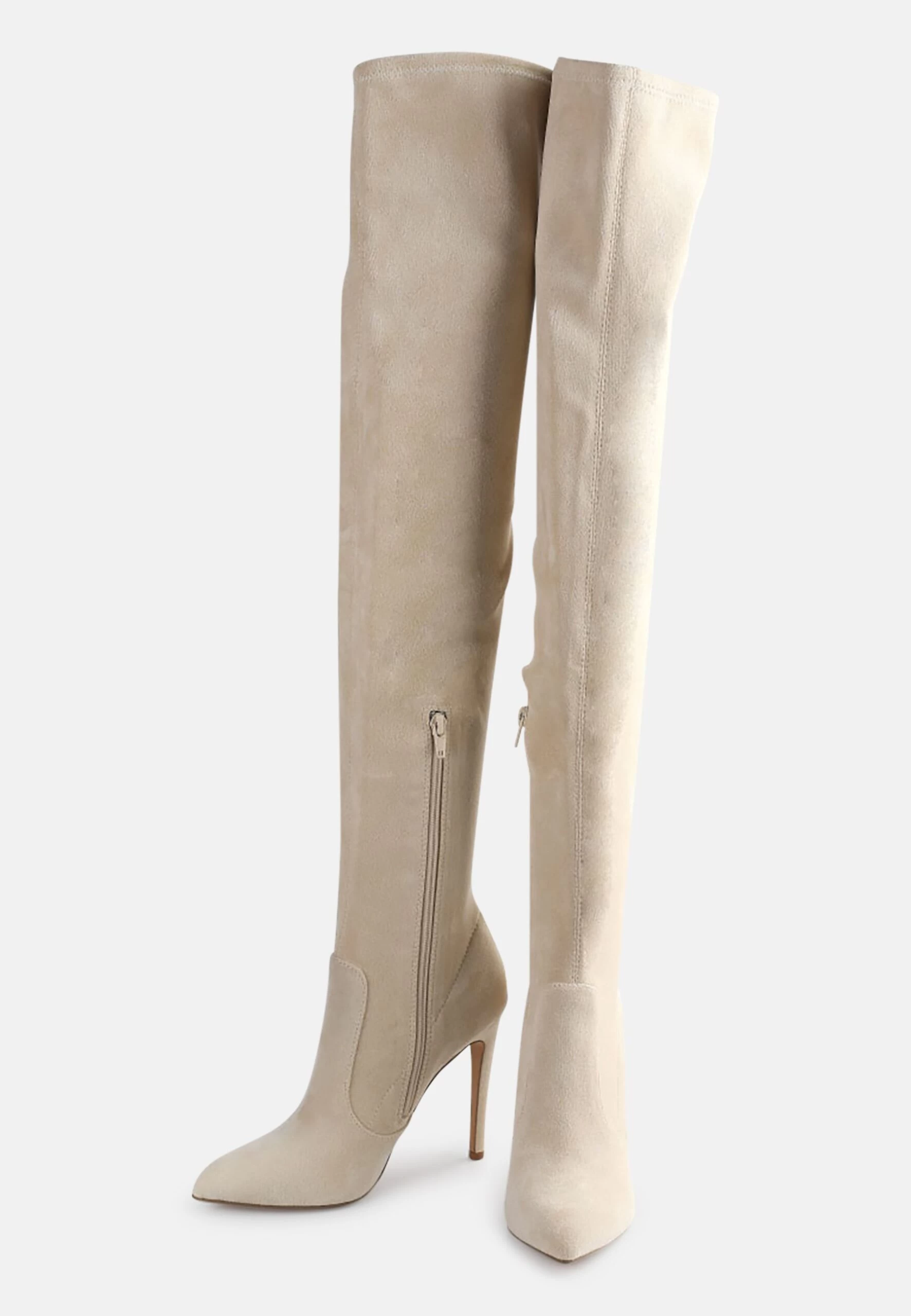 Buffalo Marjorie - High Heeled Boots - Sand 4 Buffalo Marjorie - High Heeled Boots - Sand - Image 2