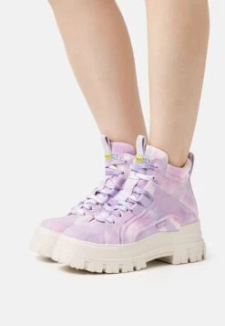 Buffalo Aspha Mid - High-Top Trainers - Lavender