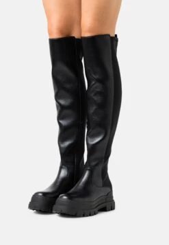 Buffalo Vegan Aspha Over - Platform Boots - Black 12 Buffalo Vegan Aspha Over - Platform Boots - Black -Fashion Shoe Store 740ace1b91684d93b2afef8cb2f1aeea