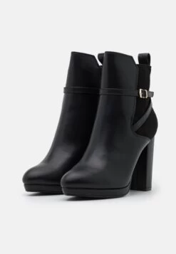 Buffalo Mariela - High Heeled Ankle Boots - Black 10 Buffalo Mariela - High Heeled Ankle Boots - Black -Fashion Shoe Store 746949e63cc74aaa9a94d78f99b82688