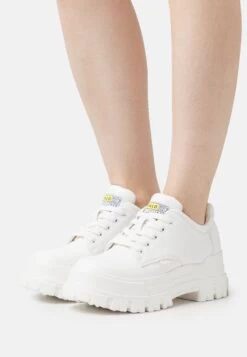 Buffalo Vegan Aspha- Casual Lace-Ups - White