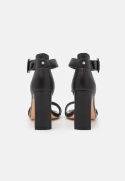 Buffalo Vegan Jean Ankle - High Heeled Sandals - Black -Fashion Shoe Store 75d368db8e4c4167b5f92df40ad5dc91