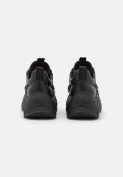 Buffalo Vegan Binary Chain - Trainers - Black/Gold -Fashion Shoe Store 7b84025c23b1412997728b777834e401