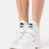 Buffalo High-Top Trainers - White -Fashion Shoe Store 7b9a64e985ab474685de35ad41489415