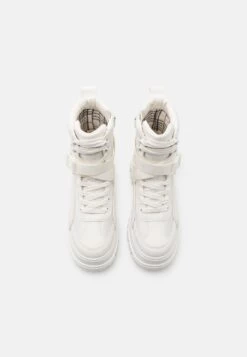 Buffalo Aspha Laceup Mid Men - Lace-Up Ankle Boots - White -Fashion Shoe Store 7e4dceb70a6b4b349a33b5d8bf632afa