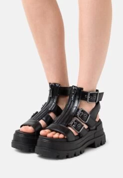 Buffalo Zip - Platform Sandals