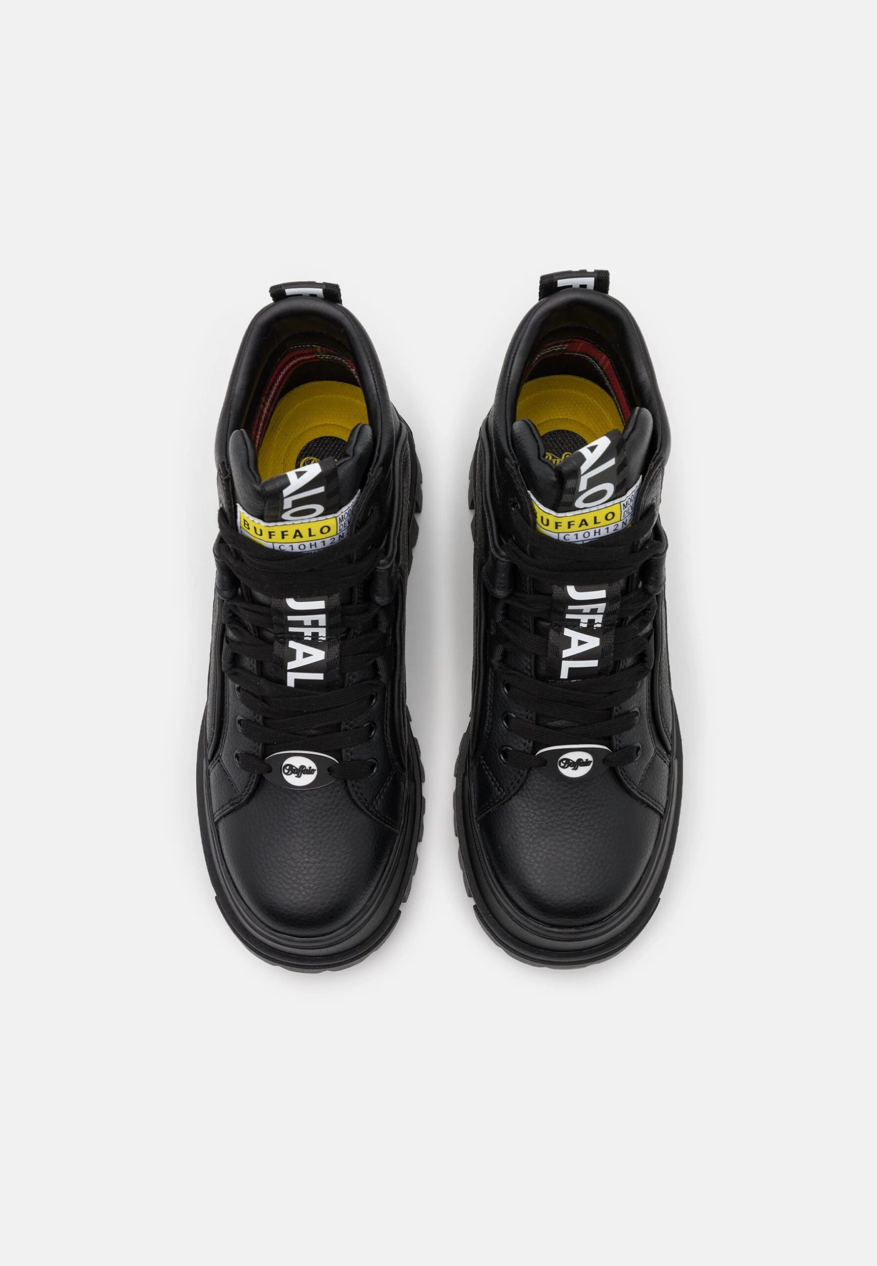 Buffalo Vegan Aspha Mid - High-Top Trainers - Black 6 Buffalo Vegan Aspha Mid - High-Top Trainers - Black - Image 4