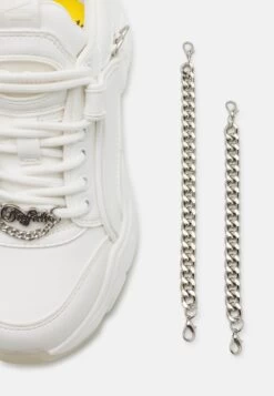 Buffalo Binary Chain Vegan - Trainers - White/Silver 13 Buffalo Binary Chain Vegan - Trainers - White/Silver -Fashion Shoe Store 9054295f08dd4b53af86cf78a71483f1