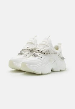 Buffalo Binary Chain Vegan - Trainers - White/Silver 10 Buffalo Binary Chain Vegan - Trainers - White/Silver -Fashion Shoe Store 912f3bf16cff49ae9ba37ad309d86c17