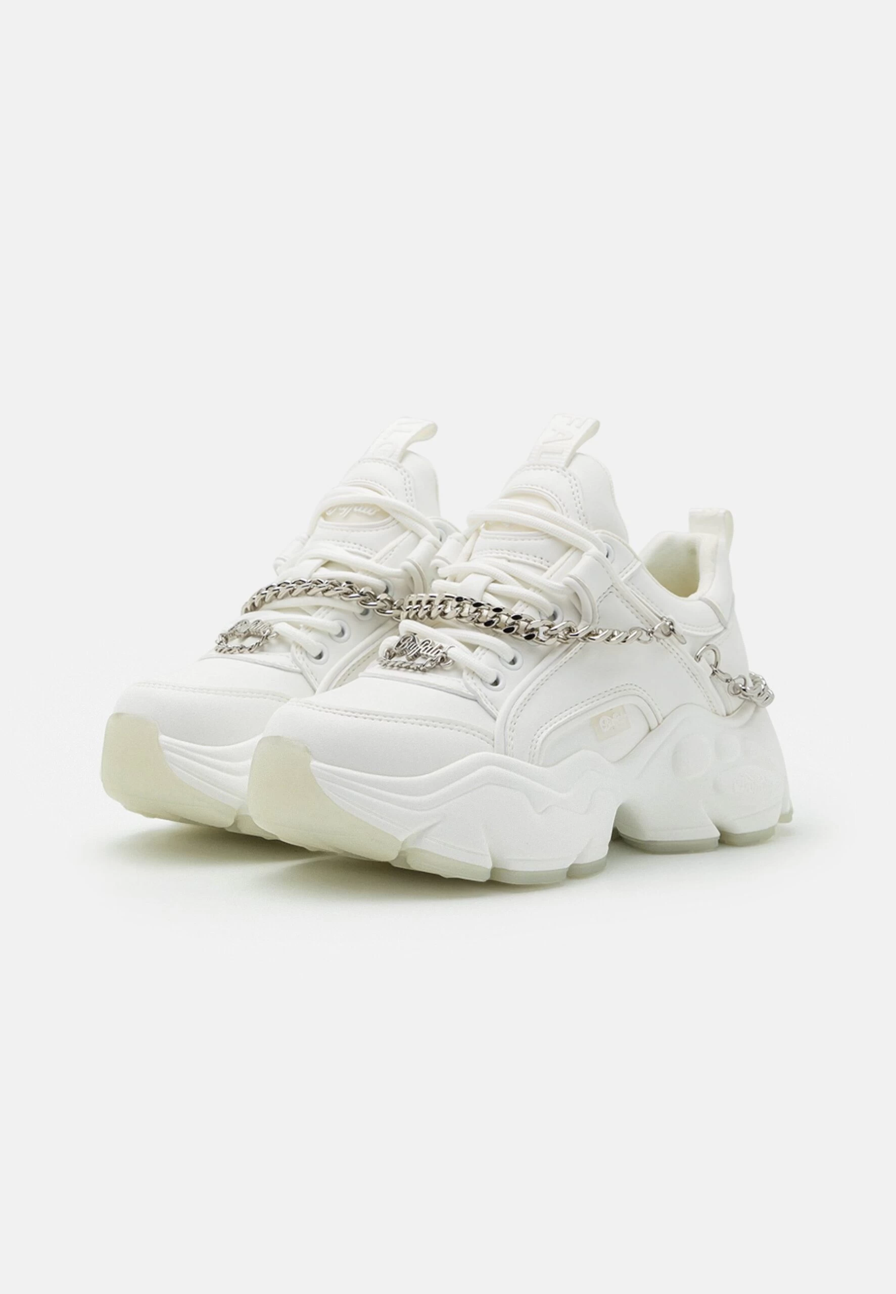 Buffalo Binary Chain Vegan - Trainers - White/Silver 5 Buffalo Binary Chain Vegan - Trainers - White/Silver - Image 3