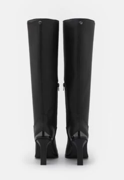 Buffalo Vegan Zoe Boot - High Heeled Boots - Black -Fashion Shoe Store 92886e2345084cb48dacf4e1d083fdf5