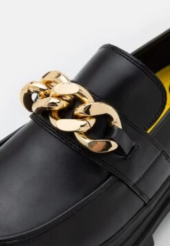 Buffalo Aspha Loafer Chain - Slip-Ons - Black -Fashion Shoe Store 92d93b036a4e4965b040bfd278712a97