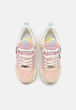Buffalo Binary Glam - Trainers - Peach/Multi-Coloured -Fashion Shoe Store 931a5c29f0a44447bf4f8acff71314bb