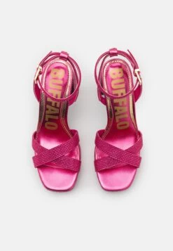 Buffalo Cherry Spark - High Heeled Sandals - Hot Pink -Fashion Shoe Store 9441925bd91146a4be5a73089b6e59c7