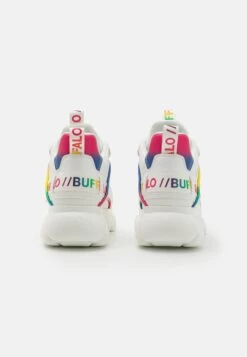 Buffalo Chai - Trainers - White/Rainbow -Fashion Shoe Store 950df82e885243f5a22d4af48f57fe8a
